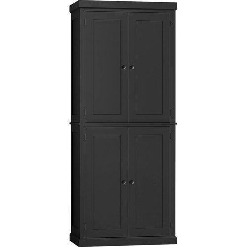Wildon Home® Freestanding Modern 4 Door Kitchen Pantry, Storage